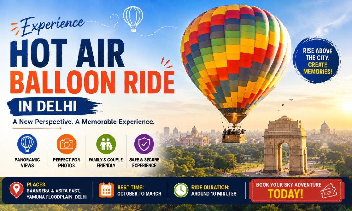 hot air balloon ride in delhi