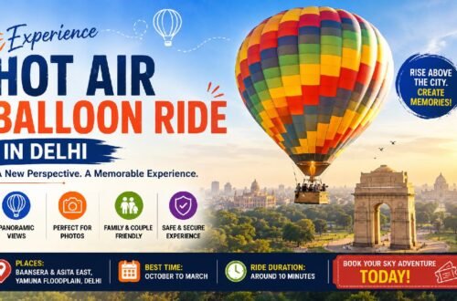 hot air balloon ride in delhi